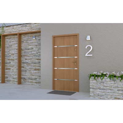 TOTAL bejárati ajtó kilincs bronz 72mm bal T72PL