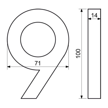 RN.100LV.9.AL.AM.3D číslo "9"