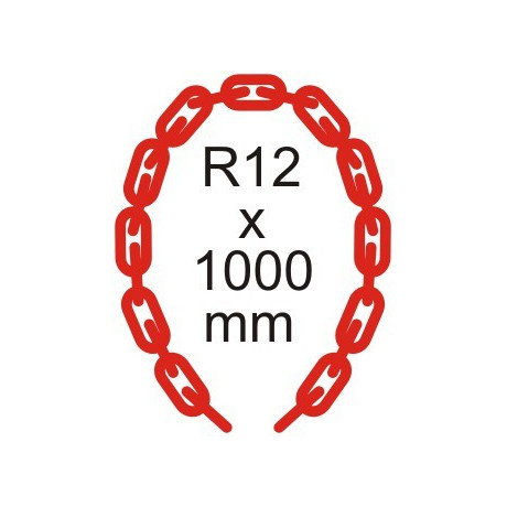 Bezpečnostná reťaz Ø 12mm x 1000mm