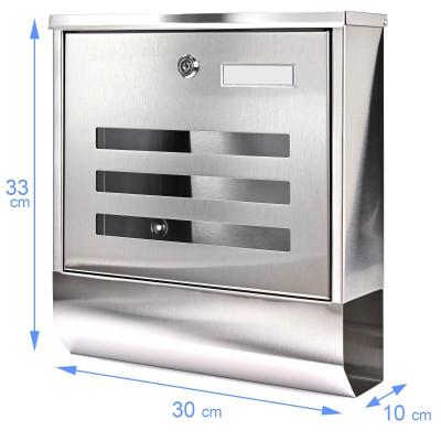 NELA poštová schránka nerez NELA poštová schránka nerez