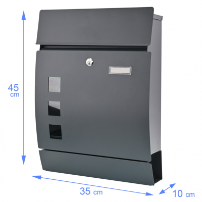 D3651 postaláda antracit D3651 postaláda antracit