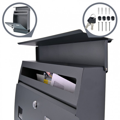 D3651 postaláda antracit D3651 postaláda antracit