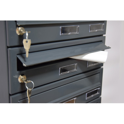 M37/4 RAL7016 modulos postaláda