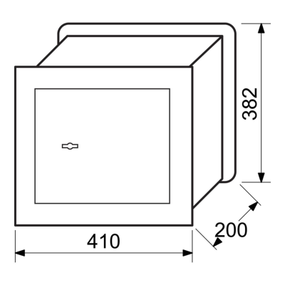 RS.38.SK mechanikus széf