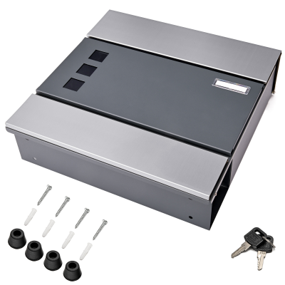 LEO postaláda antracit + rozsdamentes