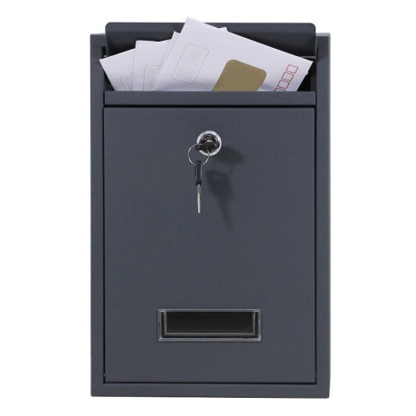 BELA postaláda antracit