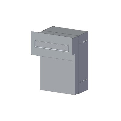 S20 beépíthető postaláda antracit