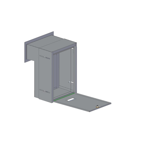 S20 beépíthető postaláda antracit